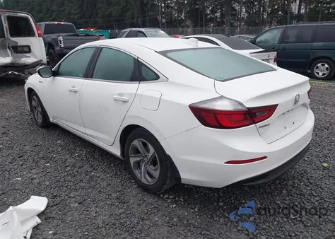 2020 Honda Insight Ex from USA, damaged, VIN 19XZE4F53LE011265